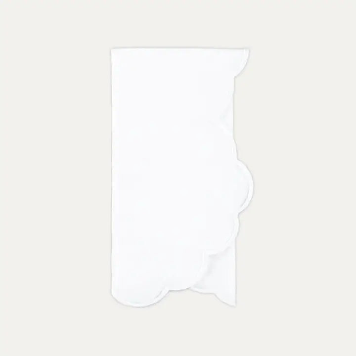 Serviettes blanches NONNA x2