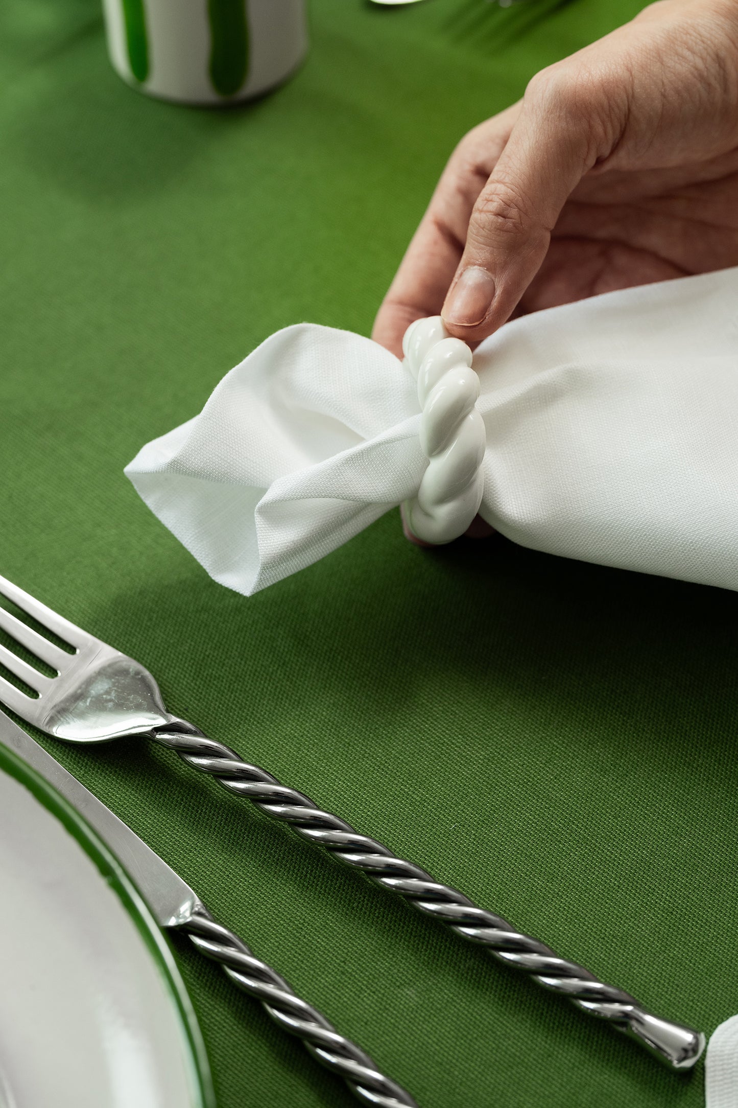 Portes couteaux/ronds de serviettes CAMPO x6