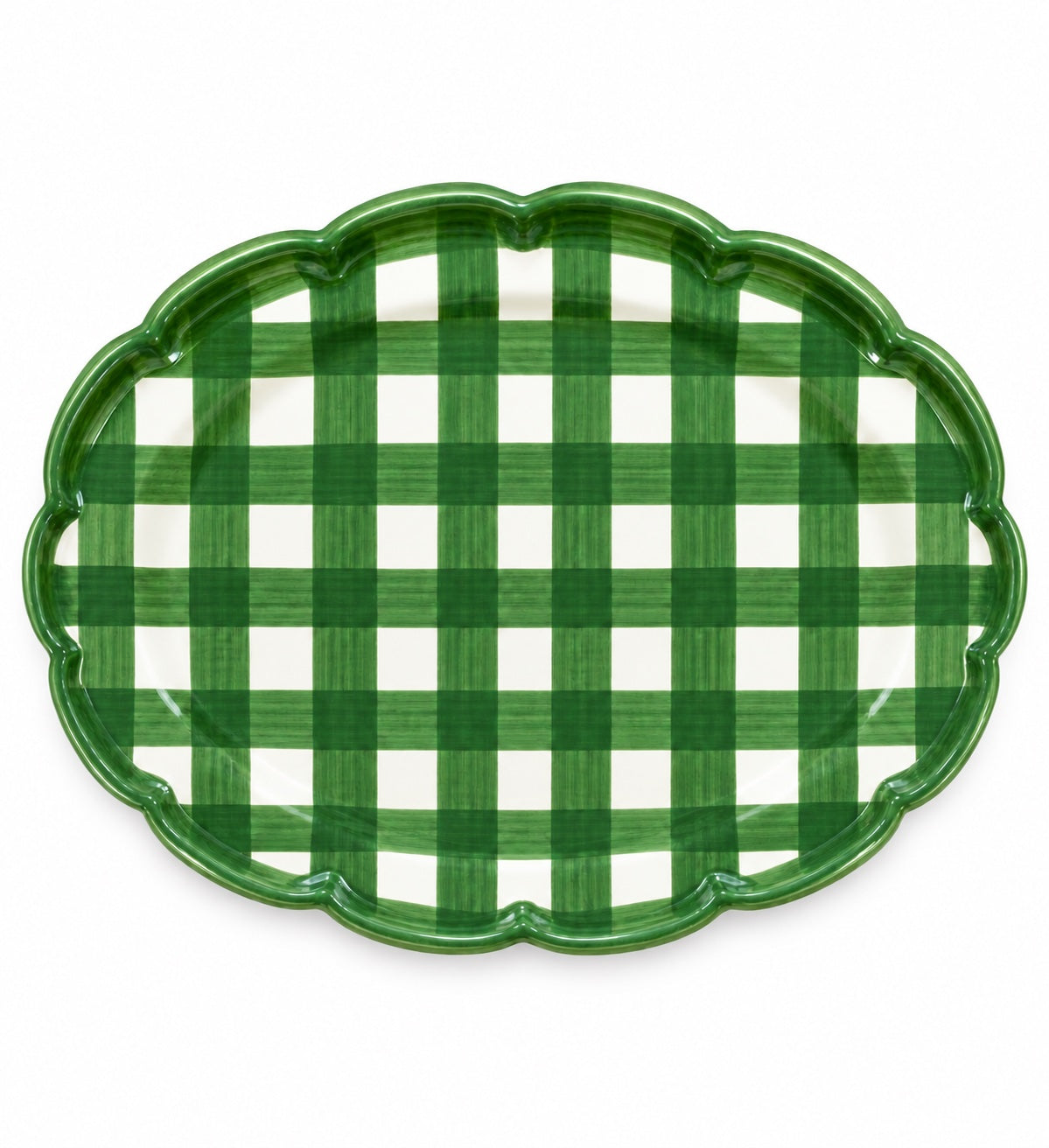 Plat de service VICHI vert
