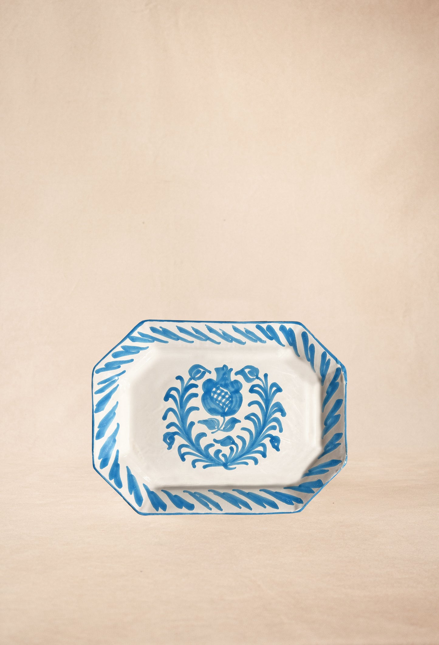 Plat de service GRANADA turquoise