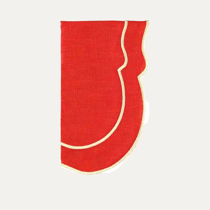 Serviettes terracotta NONNA x2