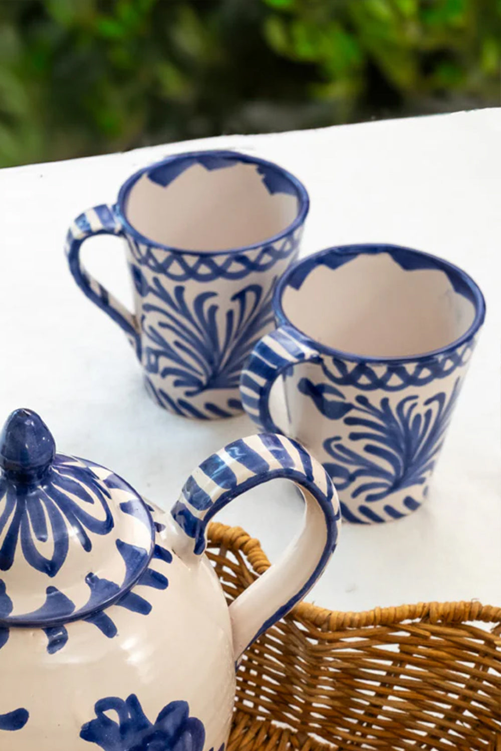 Klein blue GRANADA mug