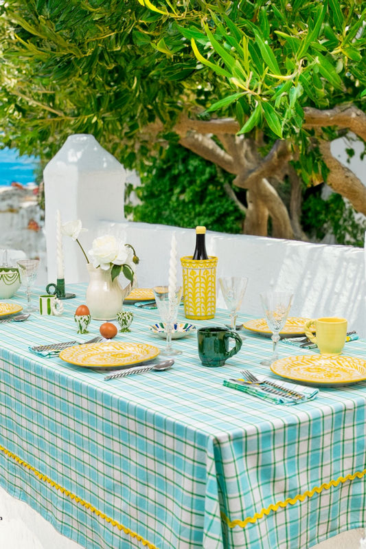 Blue Tablecloth