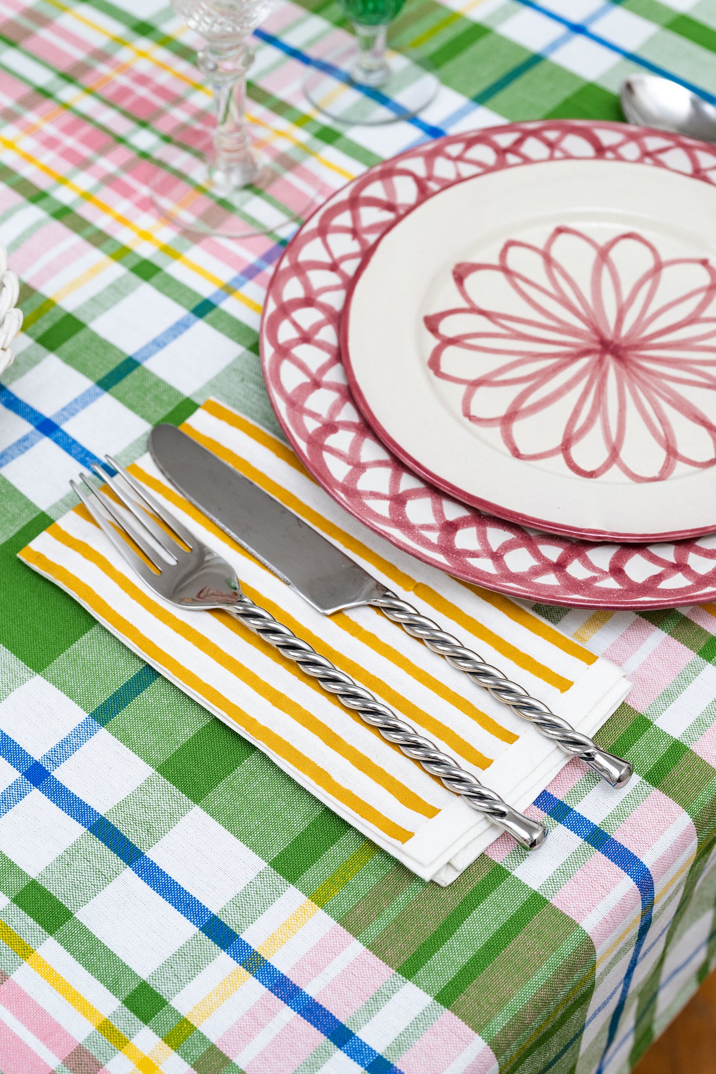 Serviettes RAYAS jaune