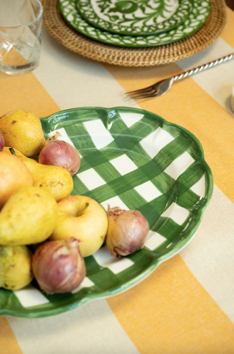 Plat de service VICHI vert