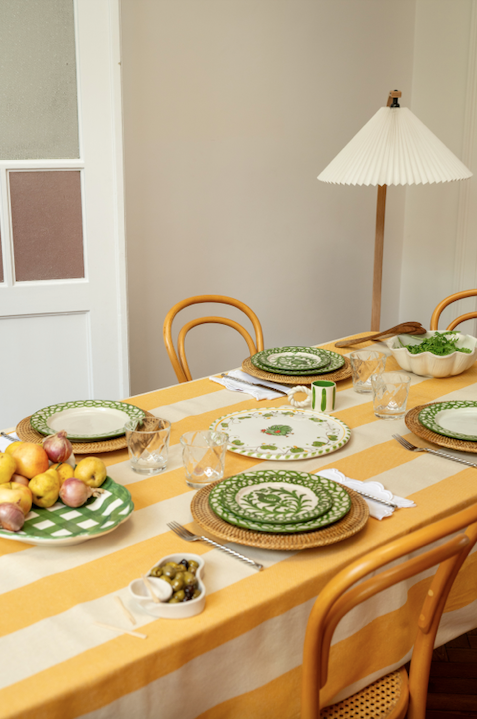 Plat de service VICHI vert