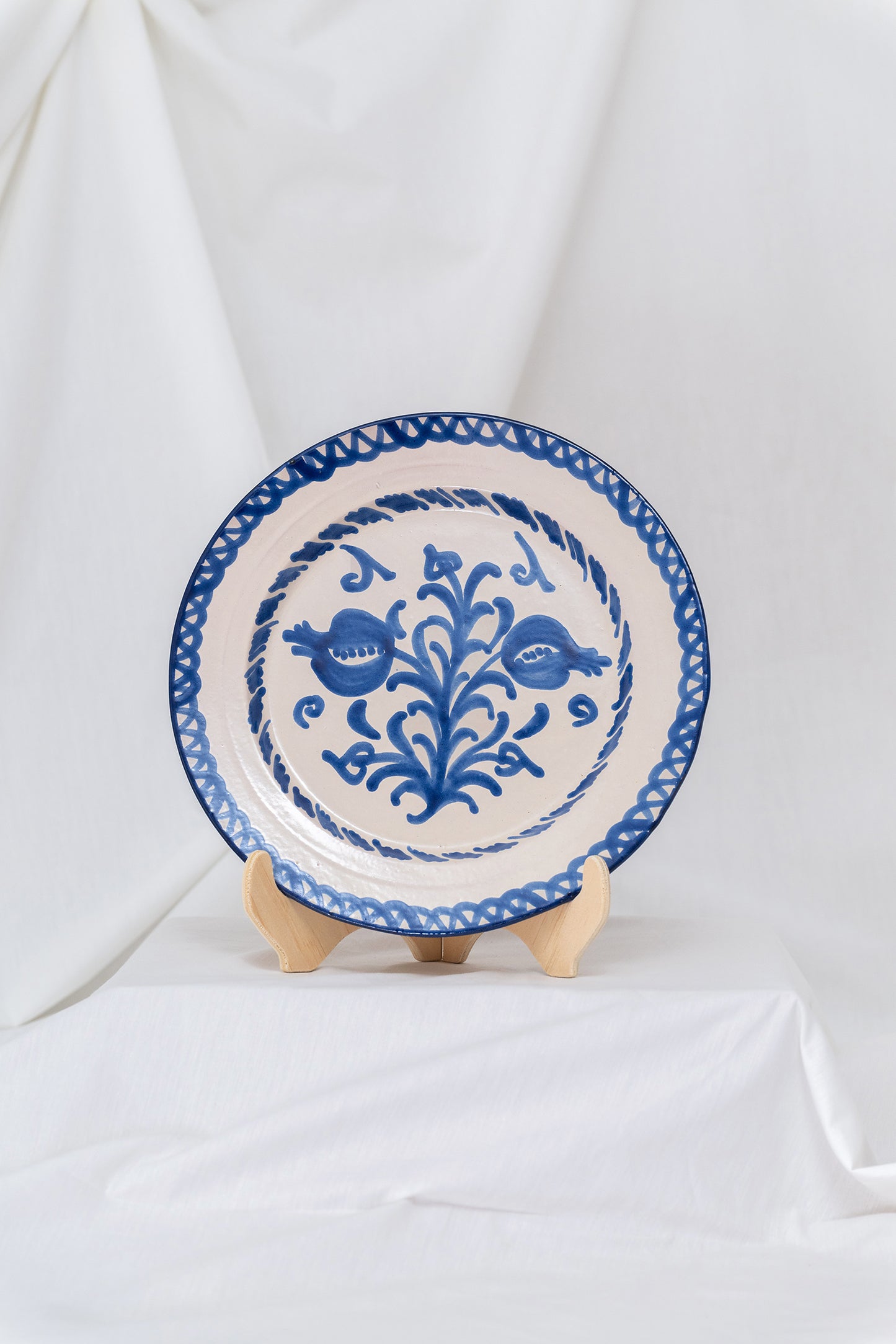 Assiette GRANADA bleu klein