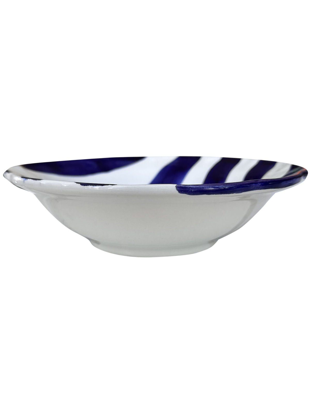Assiette creuse RAYA bleu klein