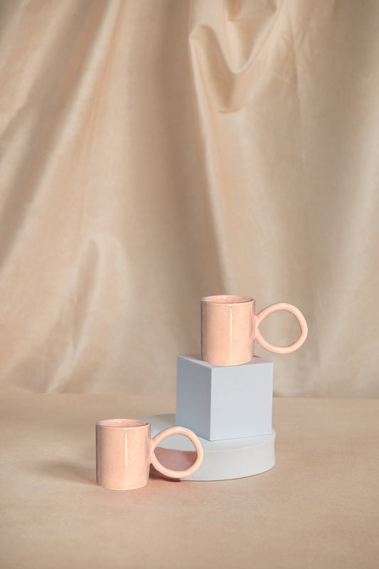 Tasses REDONDO small roses x2